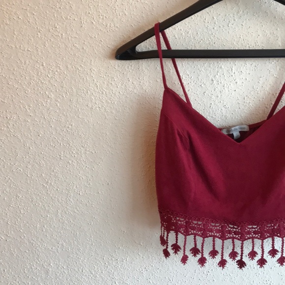 Charlotte Russe Tops - HOST PICK 🤩 Velvet Crop Top From Charlotte Russe